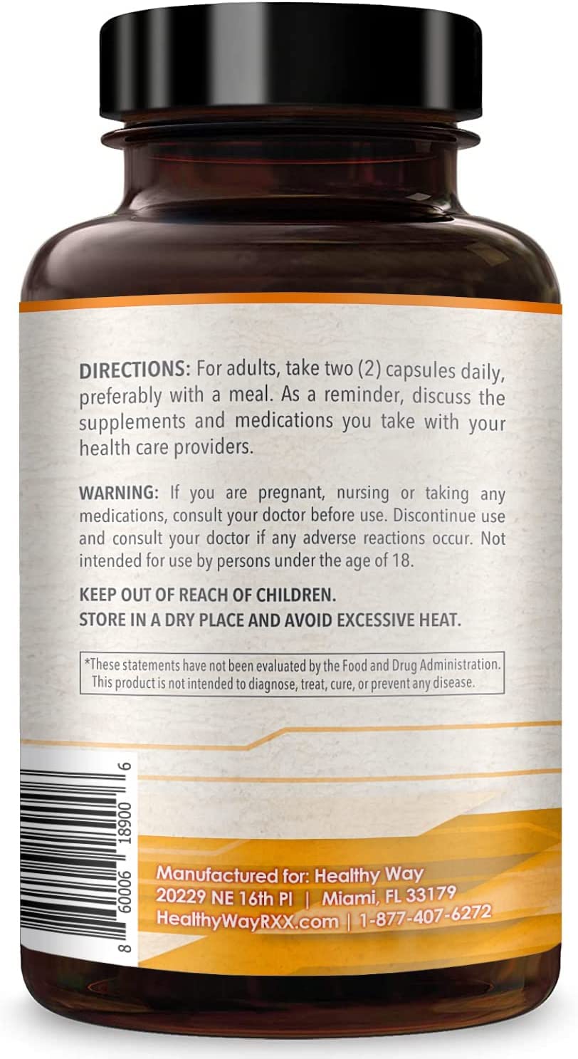 Healthy Way CoQ10 400mg 200 Capsules Non-GMO HealthyWayRx Au supplements