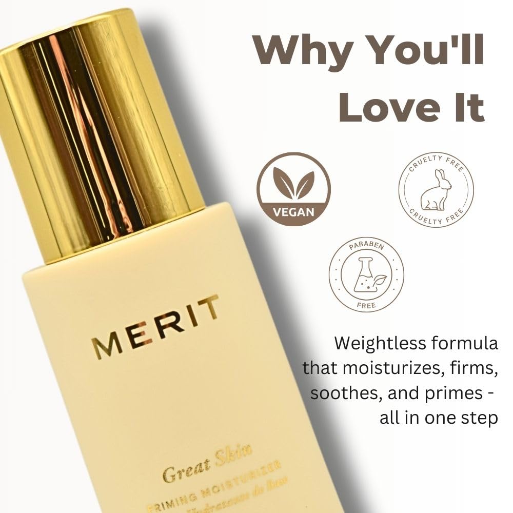 Merit Great Skin Priming And Firming Moisturizer With Peptides And Hyaluronic Acid Merit Au supplements