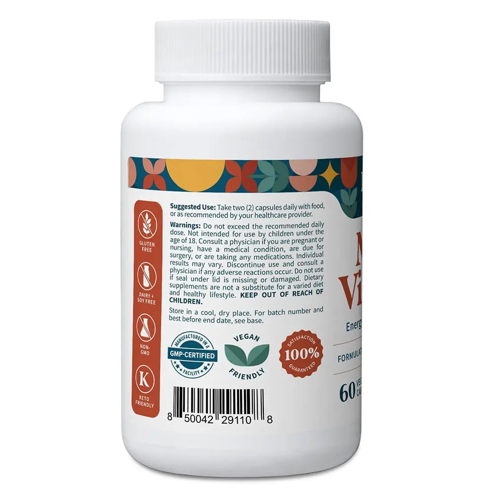 Pattern Wellness Multivitamin for Men & Women – Vitamin A, B, C, D, E – Supports Energy & Wellness – Whole Body Health Pattern Wellness Au supplements