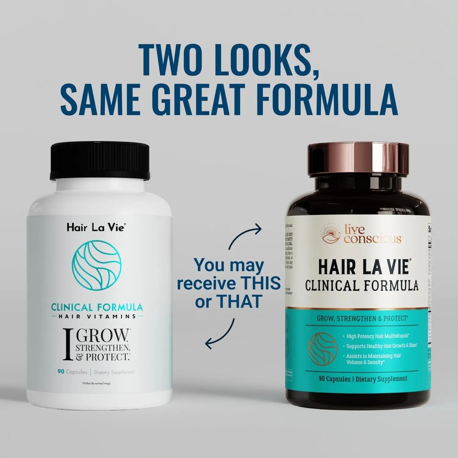 Hair La Vie Live Conscious Clinical Formula Hair Growth Vitamins for Women and Men w/Biotin, Collagen & Saw Palmetto (Pack of 1) Hair La Vie Au supplements