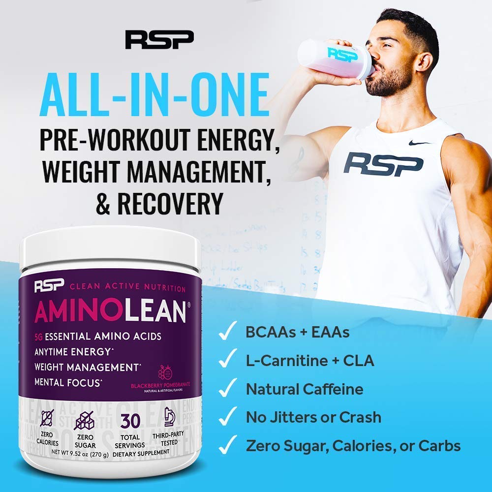 RSP NUTRITION TrueFit Protein Powder (Chocolate 2 LB) with AminoLean Pre Workout RSP NUTRITION Au supplements