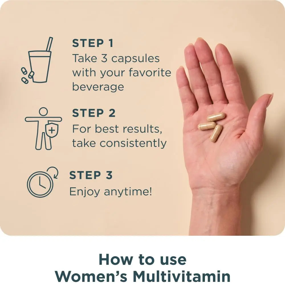 Ancient Nutrition Multivitamin for Women, Multi Women's, Methylated Vitamin D, C, B12, Zinc, Magnesium Ancient Nutrition Au supplements