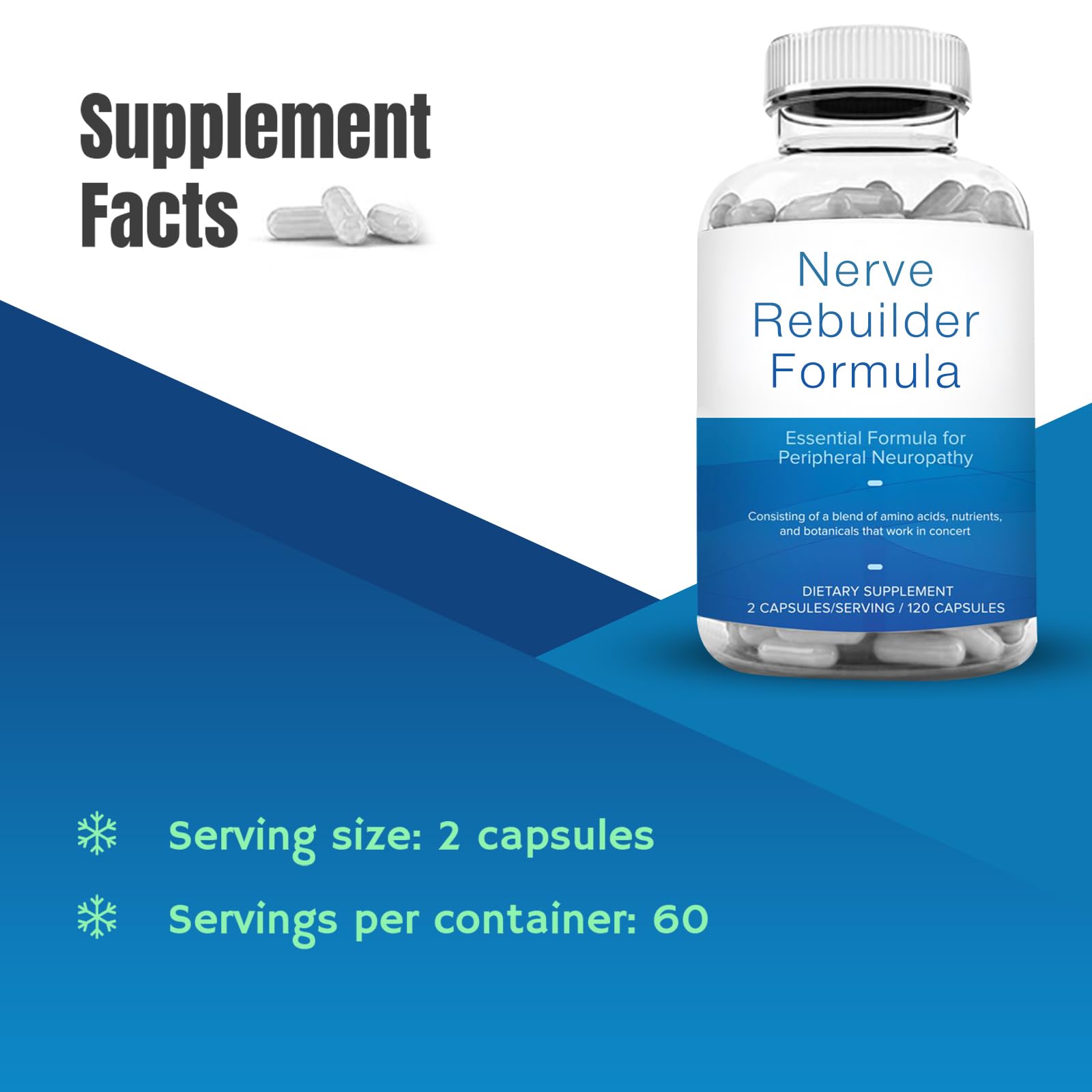 M PAIN MANAGEMENT TECHNOLOGIES Nerve Support Supplement - Nitric Oxide/L-Arginine - Feet Hand Legs Toe Maximum Strength Nerve Support Formula 120 Caps M PAIN MANAGEMENT TECHNOLOGIES Au supplements