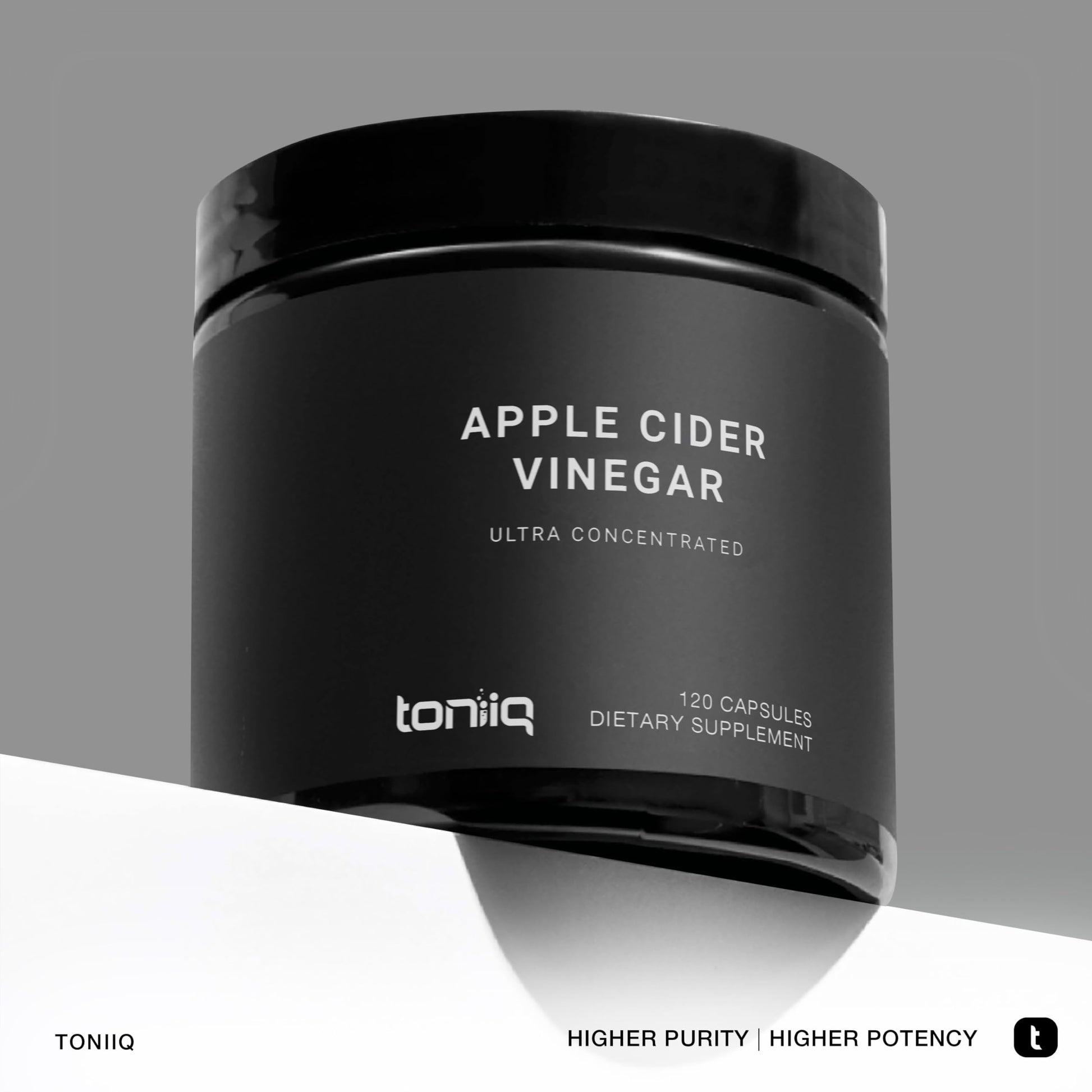 Toniiq 20% Acetic Acid Ultra High Strength Non-GMO Apple Cider Vinegar Capsules Toniiq Au supplements