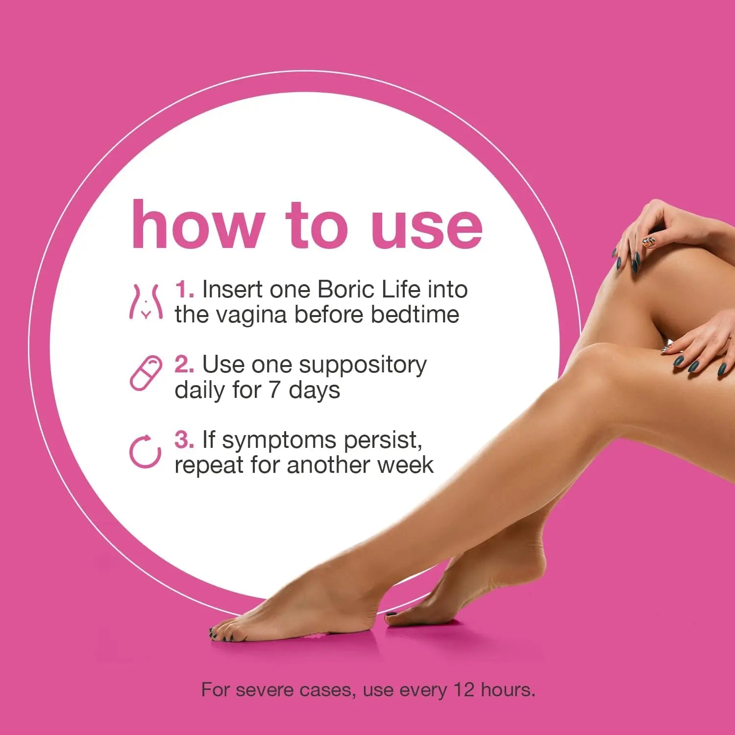 NutraBlast Boric Acid Suppositories - 100% Pure Made in USA - Boric Life Intimate Health Support (30 Count) NutraBlast Au supplements