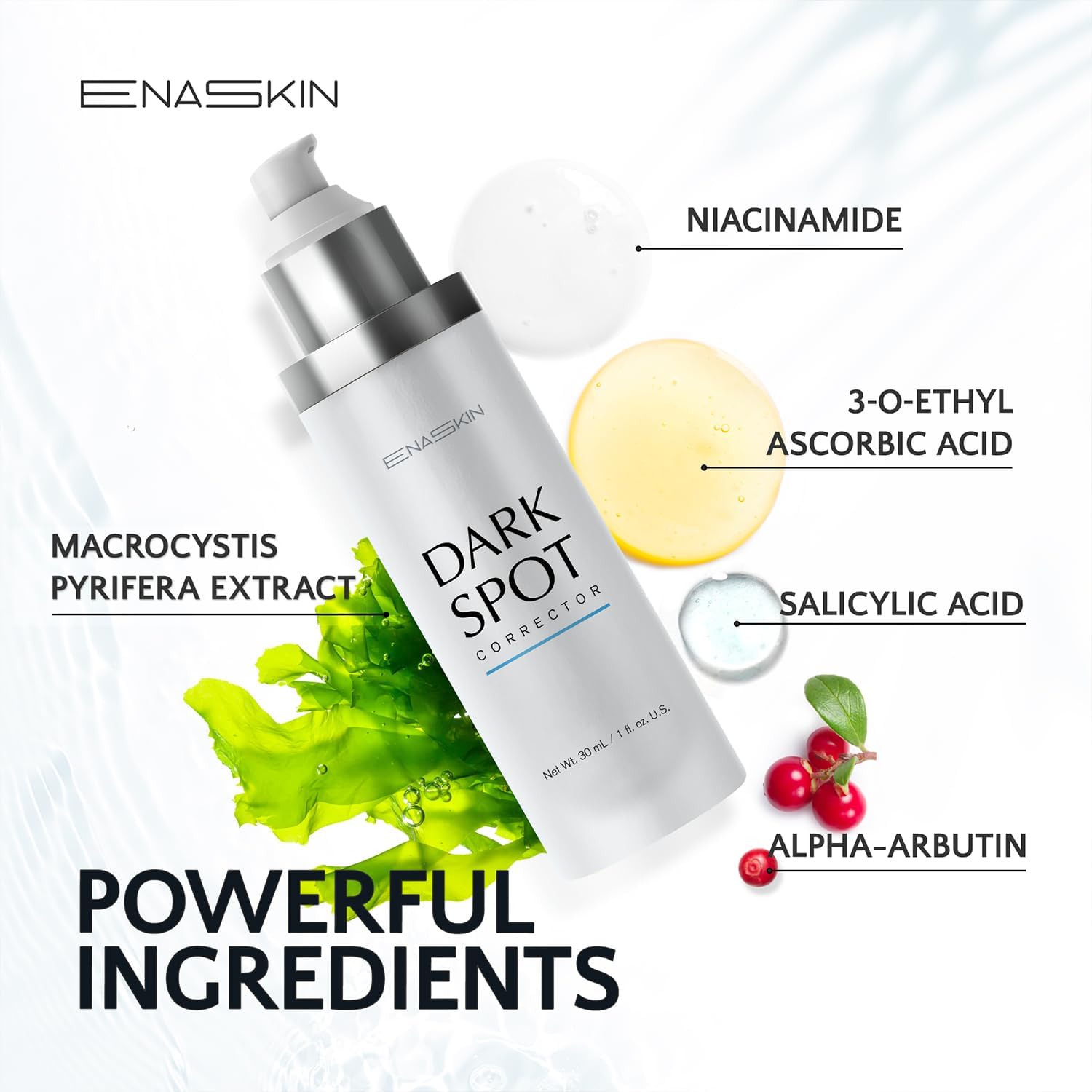 EnaSkin Dark Spot Remover for Face and Body: Advanced Formula Spot Corrector Cream to Fade Age Spots, Sun Spots, Freckles