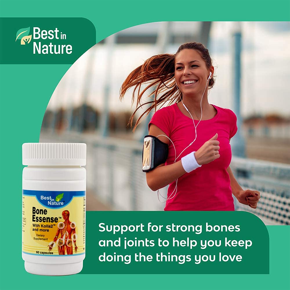 Best in Nature Bone Essense with Kolla2 (Type II Collagen) - Bone and Joint Health Supplement. (60 Count) Best in Nature Au supplements