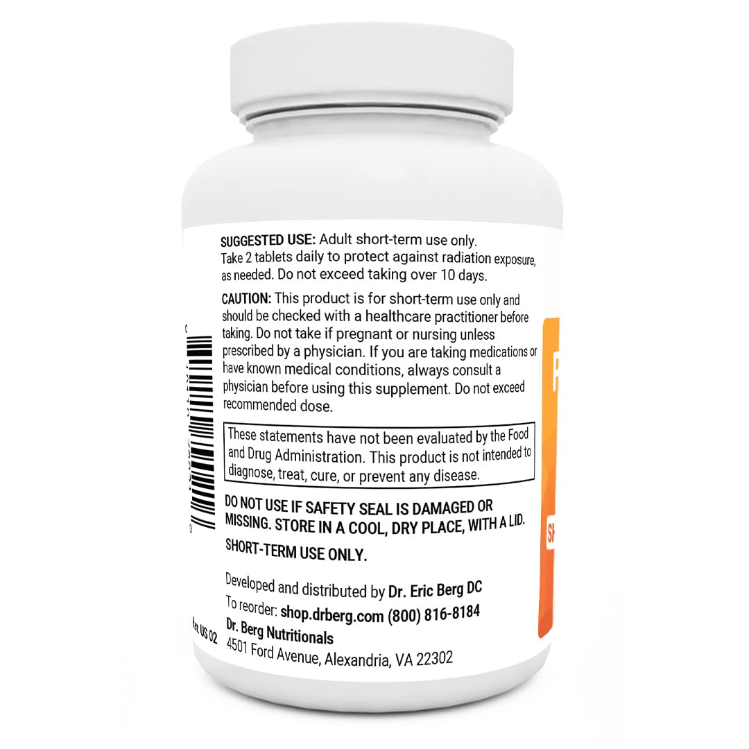 Dr. Berg's Incredible Potassium Iodide Tablets - Now 120 Tablets with a Smaller Easy Dr. Berg Nutritionals Au supplements