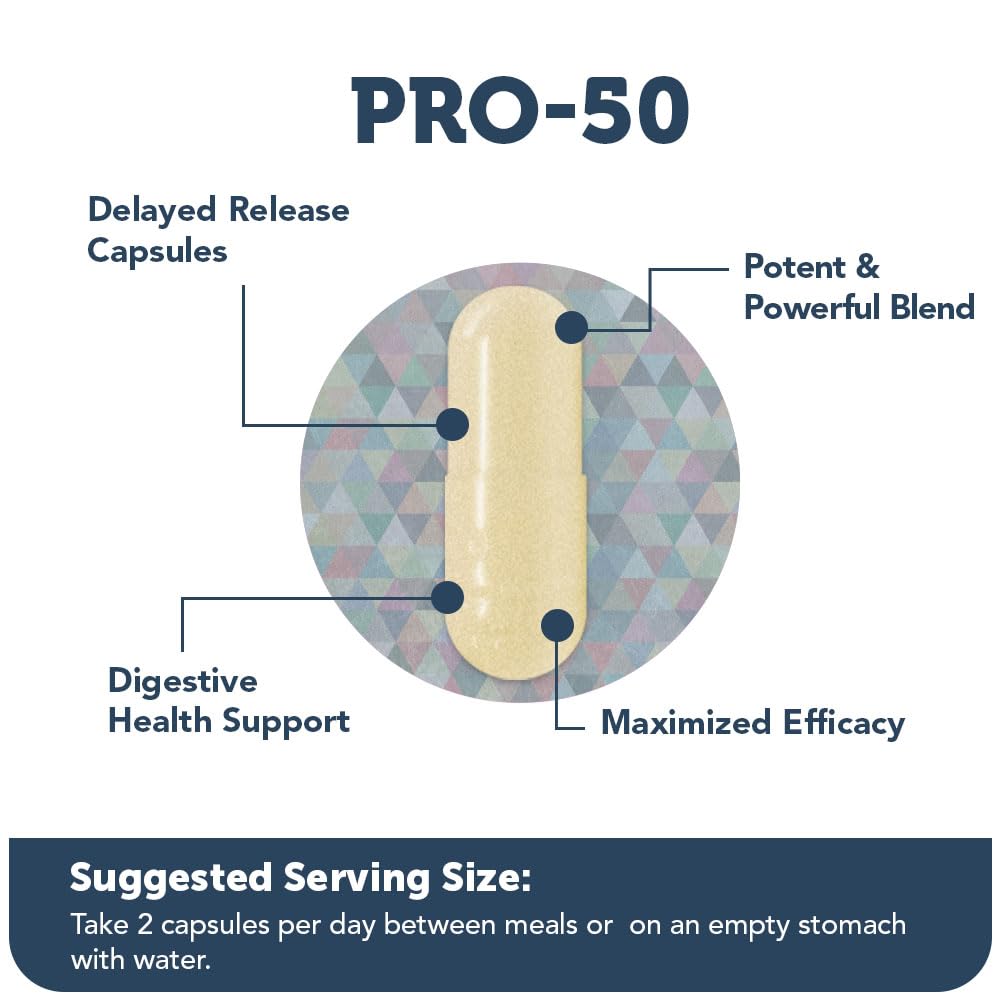 Vitamin Bounty Pro-50 Probiotics - 13 Probiotic Strains, Gut Health, Digestive Health Vitamin Bounty Au supplements