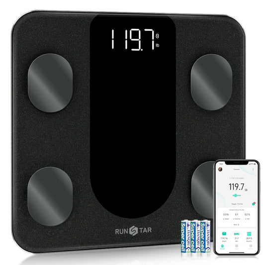 RunSTAR Smart Scale for Body Weight, Digital Bathroom Scale BMI Weighing Body Fat Scale runstarAU supplements