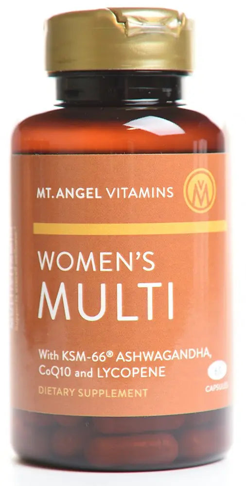 Mt. Angel Vitamins - Daily Womens Multivitamin - Adult Formula with Iron, Calcium, KSM-66 Ashwaganda, and a Potent Proprietary Herbal Blend Mt. Angel Vitamins Au supplements