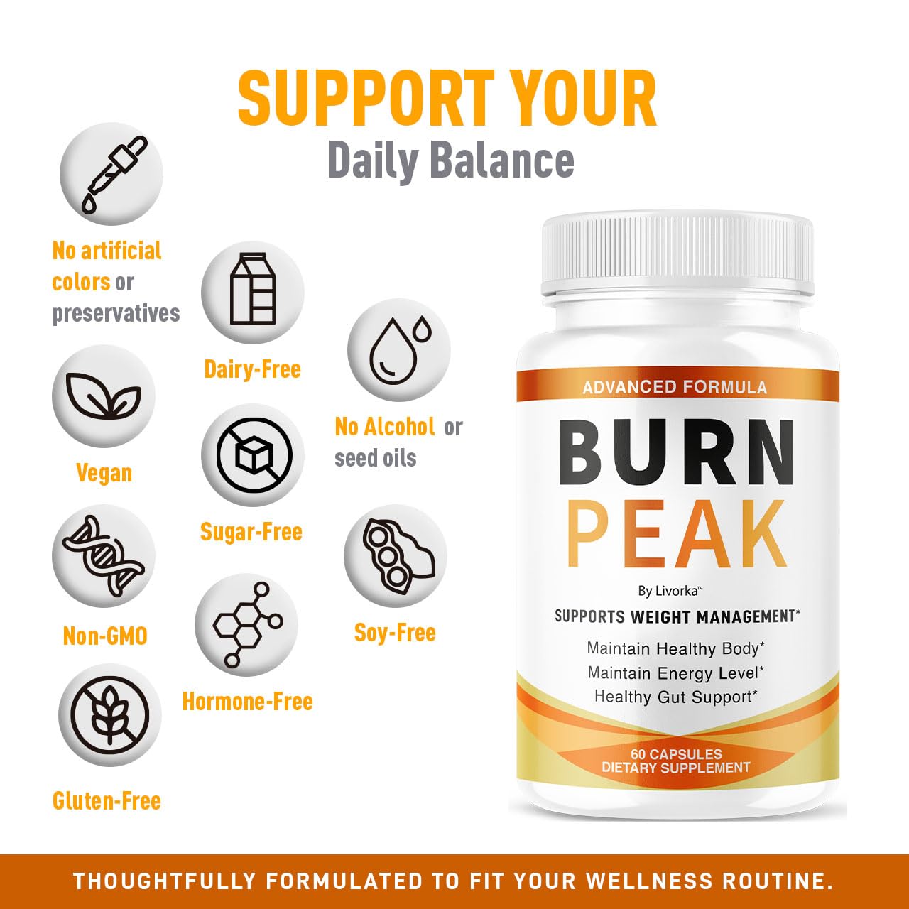 (2 Pack) Burn Peak Capsules - Official BurnPeak Weight Pills Advanced Premium Support, All Natural Burn Peak Pink Salt Trick Supplement for Overall Health & Wellness Reviews, 120 Capsules for 2 Months pharmagetics Au supplements