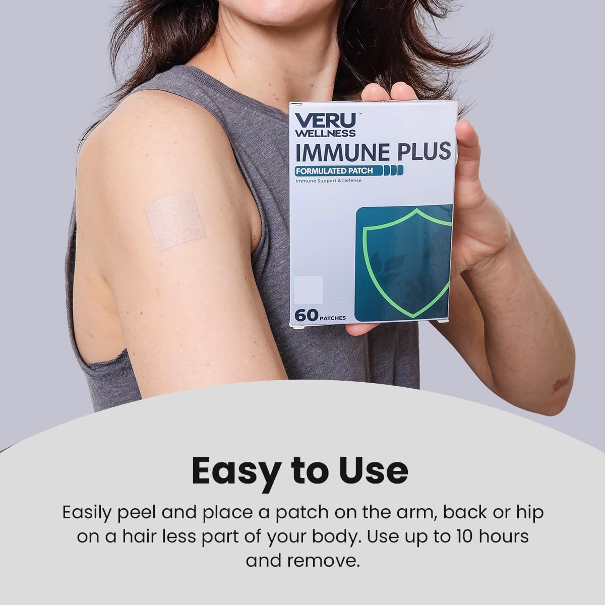 Veru Wellness Bariatric Immune, D3/K2 - Post Bariatric Gastric Bypass and Sleeve Gastrectomy - Non Ingest Patch (60 Days) Veru Wellness Au supplements