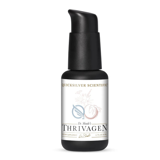 Quicksilver Scientific Thrivagen - Women's Health Supplement with 15 Energy, Hormone Balance & Adrenal Support Botanicals - Adaptogenic Herbs with Shatavari, Rhodiola & Maca Root (1.7oz / 50ml) Quicksilver ScientificAU supplements