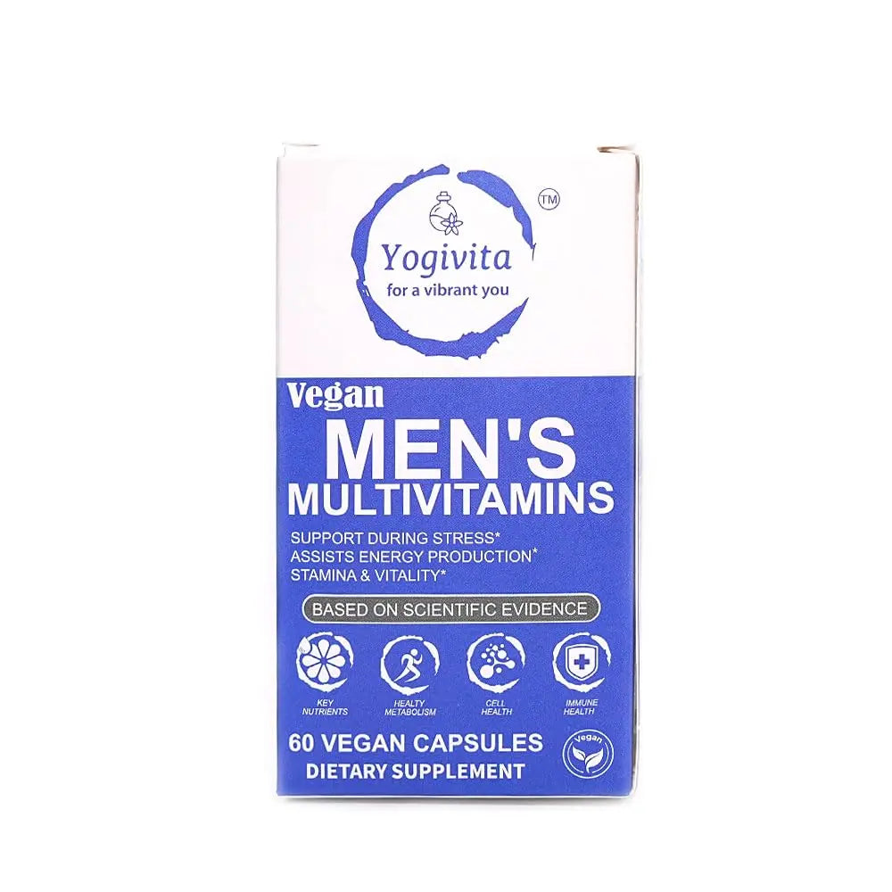 Yogivita Men’s Multivitamin – Complete Wellness, Energy & Immunity Support – Vegan, Gluten-Free, 60 Capsules Yogivita Au supplements