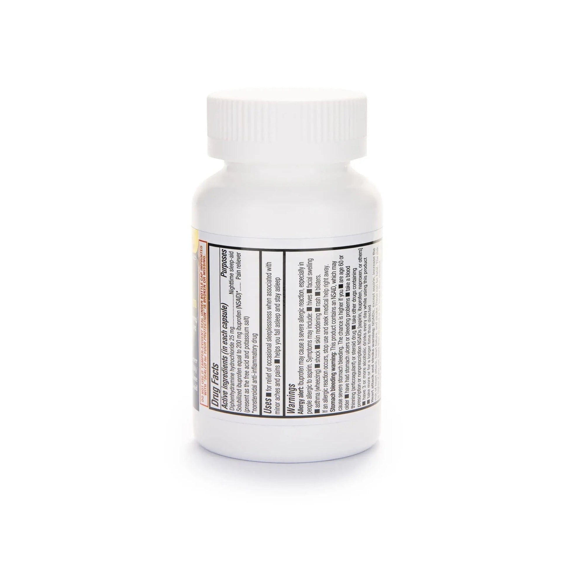 A+Health Ibuprofen PM Softgels, Pain Reliever/Nighttime Sleep Aid (NSAID), Ibuprofen 200mg and Diphenhydramine Hydrochloride 25mg, 120 Count A+Health Au supplements