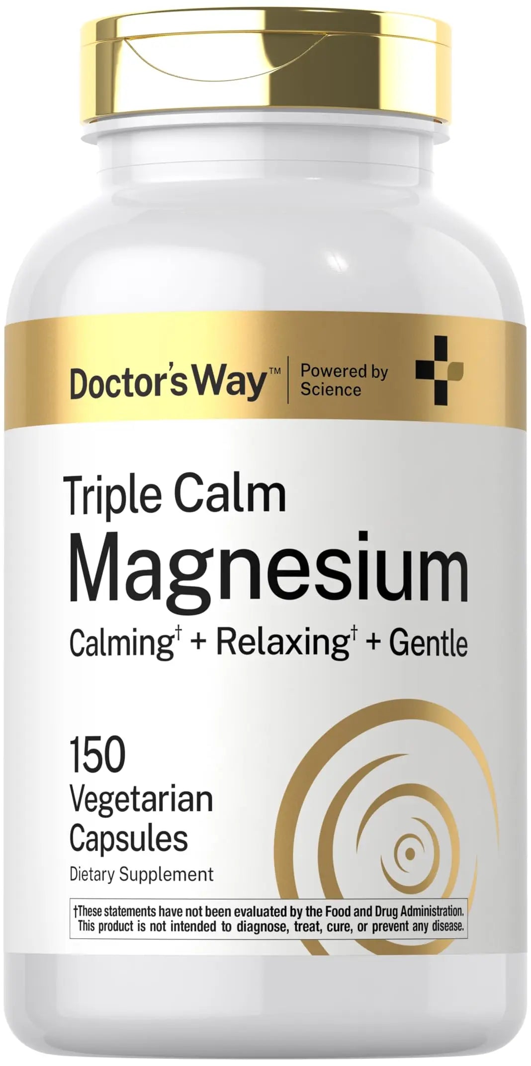Doctor's Way Triple Magnesium Complex | 150 Capsules | Citrate, Glycinate, & Malate Supplement | Vegetarian, Non-GMO, Gluten Free Formula Doctor's Way Au supplements