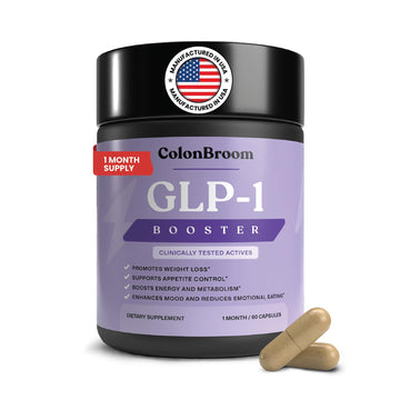 ColonBroom GLP-1 Weight Management Supplement for Women & Men - GLP1 Supports Gut Health, Metabolic Wellness & Appetite Regulation - Vegan, Gluten-Free Diet Capsules | 60 Count ColonBroom Au supplements