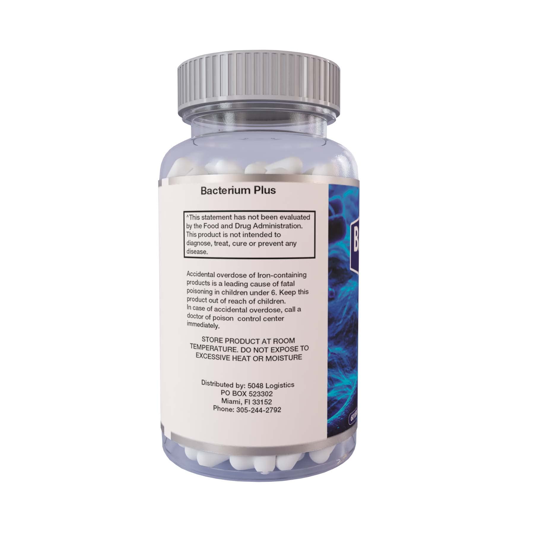 Bacterium Plus - Maximum Strength Probiotics - Probiotic Blend to Improve Instestinal Health, 100% Natural Digestive Supplement - 60 Capsules BACTERIUM PLUS Au supplements