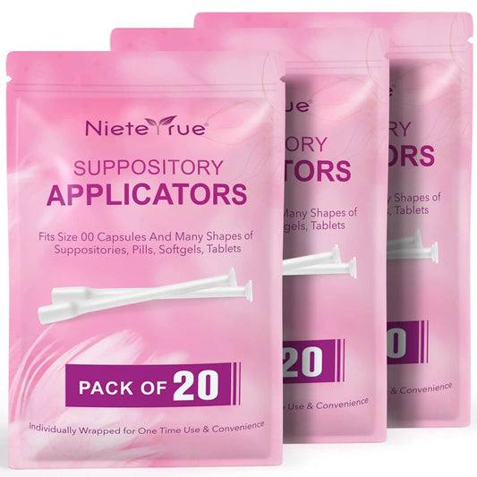 (60 Counts) Nieteyrue Suppository Applicator for Women Fit to Size 00 Cap-sules Soft Tip Auxiliary Tool NieteyrueAU supplements