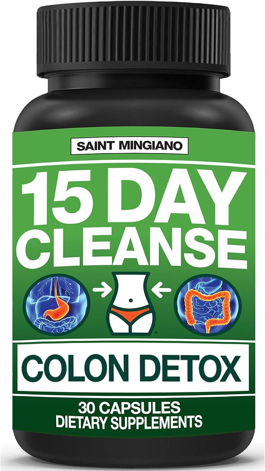 Saint Mingiano 15 Day Cleanse | Colon Detox with Natural Laxative Saint Mingiano Store Au supplements