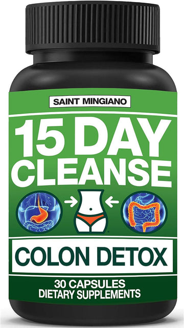 Saint Mingiano 15 Day Cleanse | Colon Detox with Natural Laxative Saint Mingiano Store Au supplements