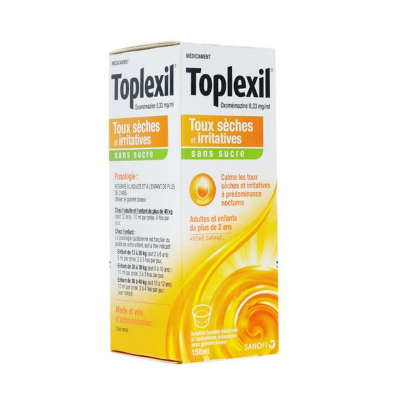 Toplexil sugar-free 150 ml - SANOFI Euro-pharmas Au supplements