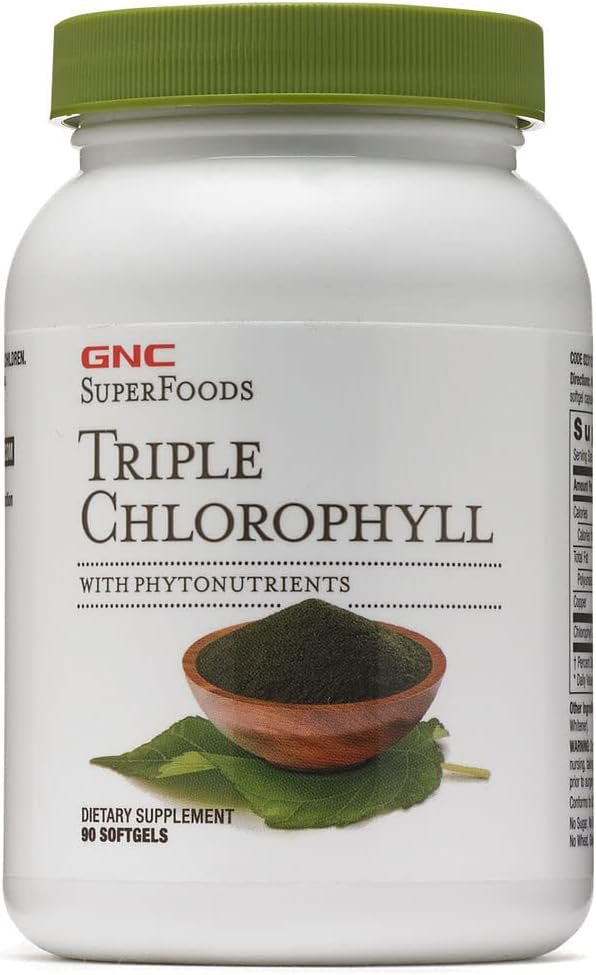 GNC Superfoods Triple Chlorophyll, 90 Softgels, Supports with Weight Loss the GNC Store Au supplements