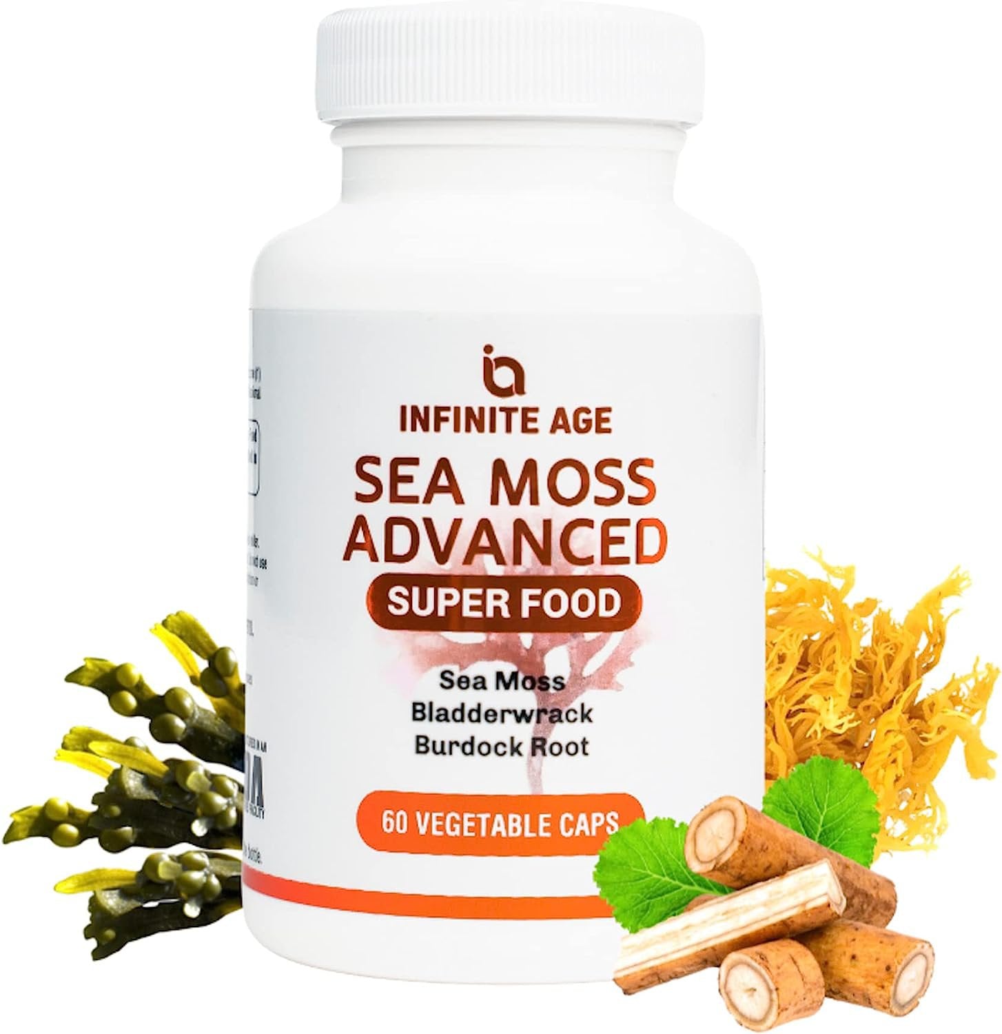 INFINITE AGE: 1250mg Sea Moss Advanced Superfood - High-Potency, Vegan INFINITE AGE Store Au supplements