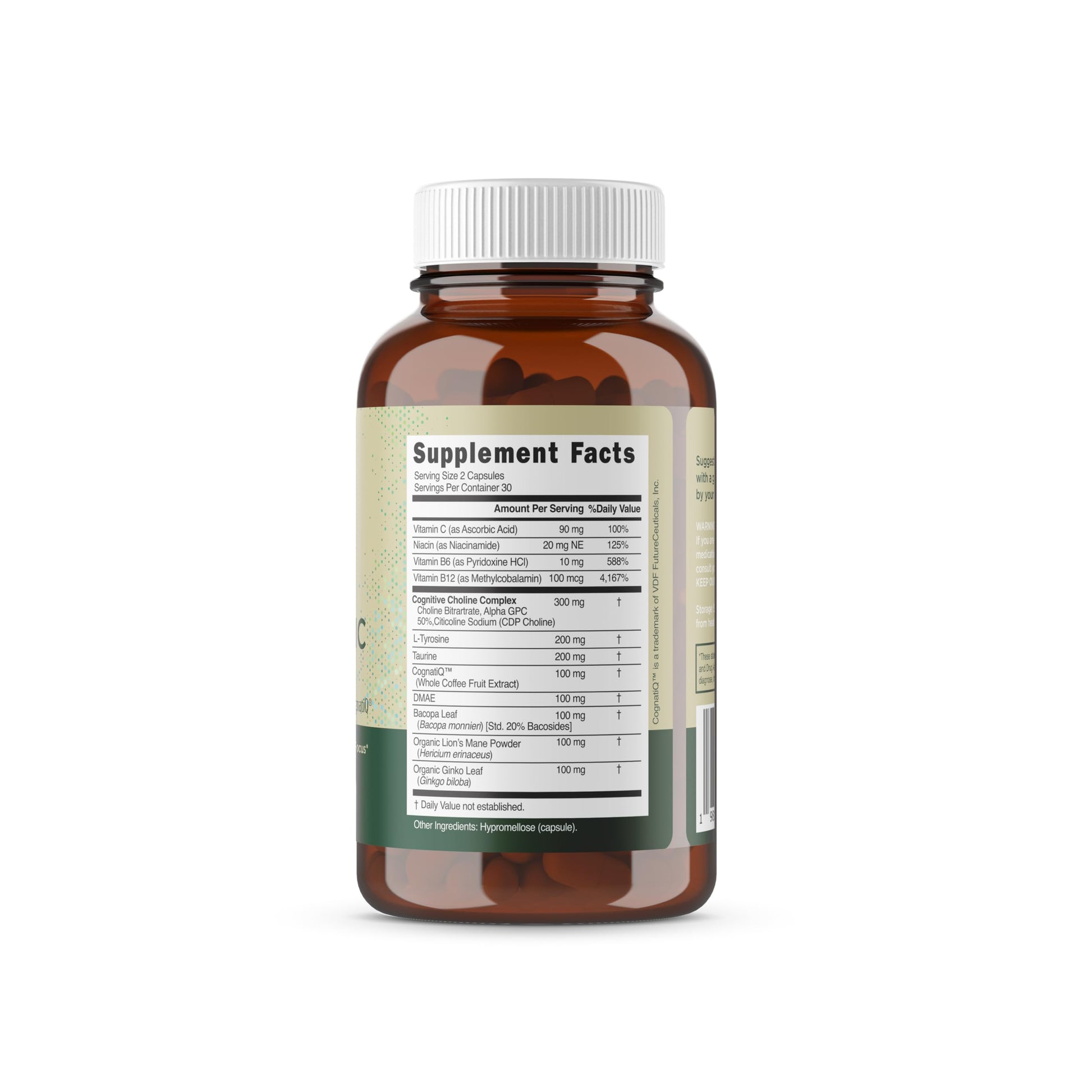 Rootful Mind Alpha Focus Nootropic - Memory and Focus Brain Booster Supplement with Choline, Citicoline, GPC, L-Tyrosine, Bacopa Monnieri, DMAE, Gingko Biloba, Lion's Mane, Niacinamide - 60 Capsules Rootful Mind Au supplements