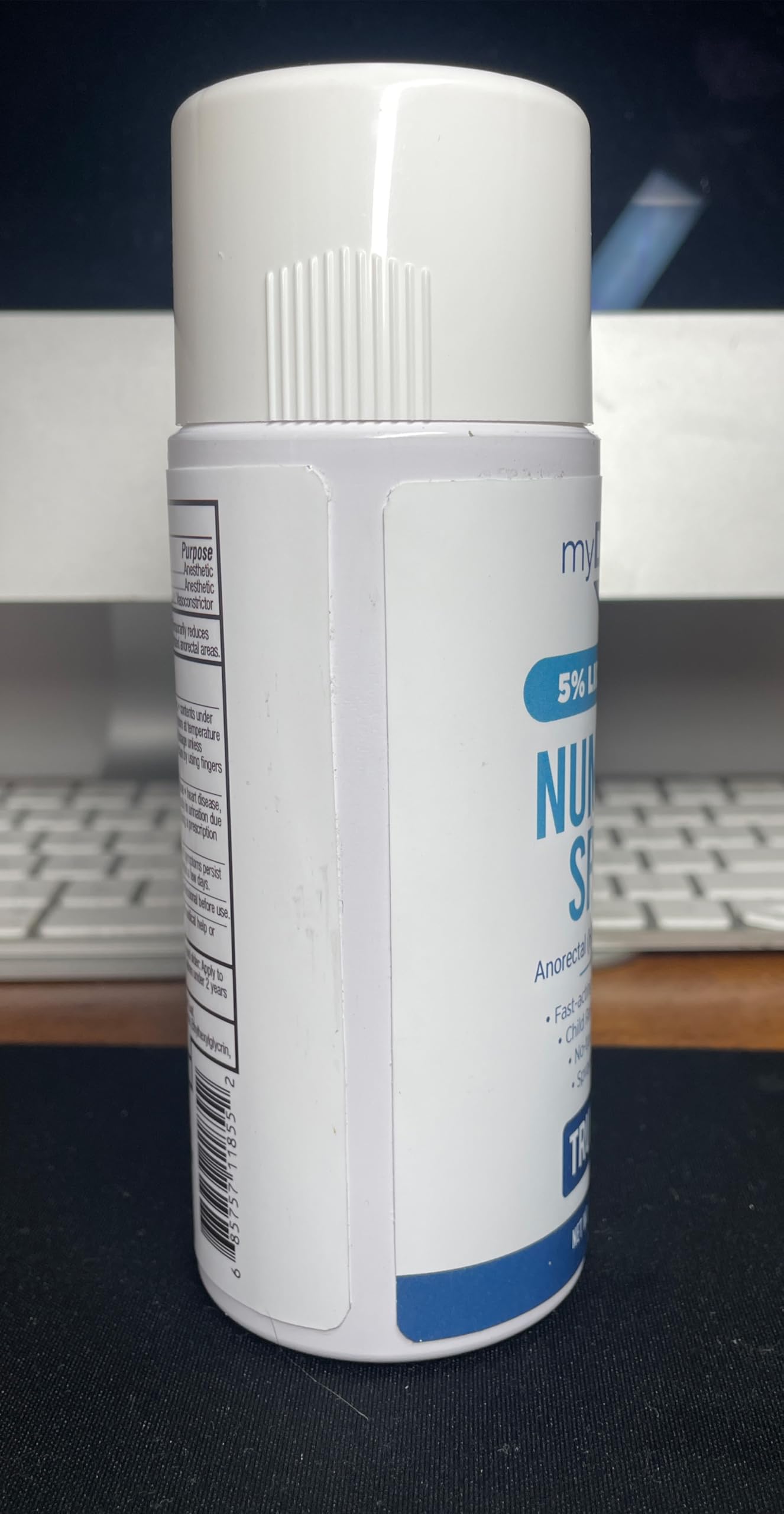 Myderm Medical Numbing Spray - 4.5oz - Maximum Strength 5% Lidocaine with Phenylephrine HCl and Witch Hazel - Fast-Acting Reliever with A Touch-Free Application - First Aid Supplies - Made in USA Myderm Au supplements