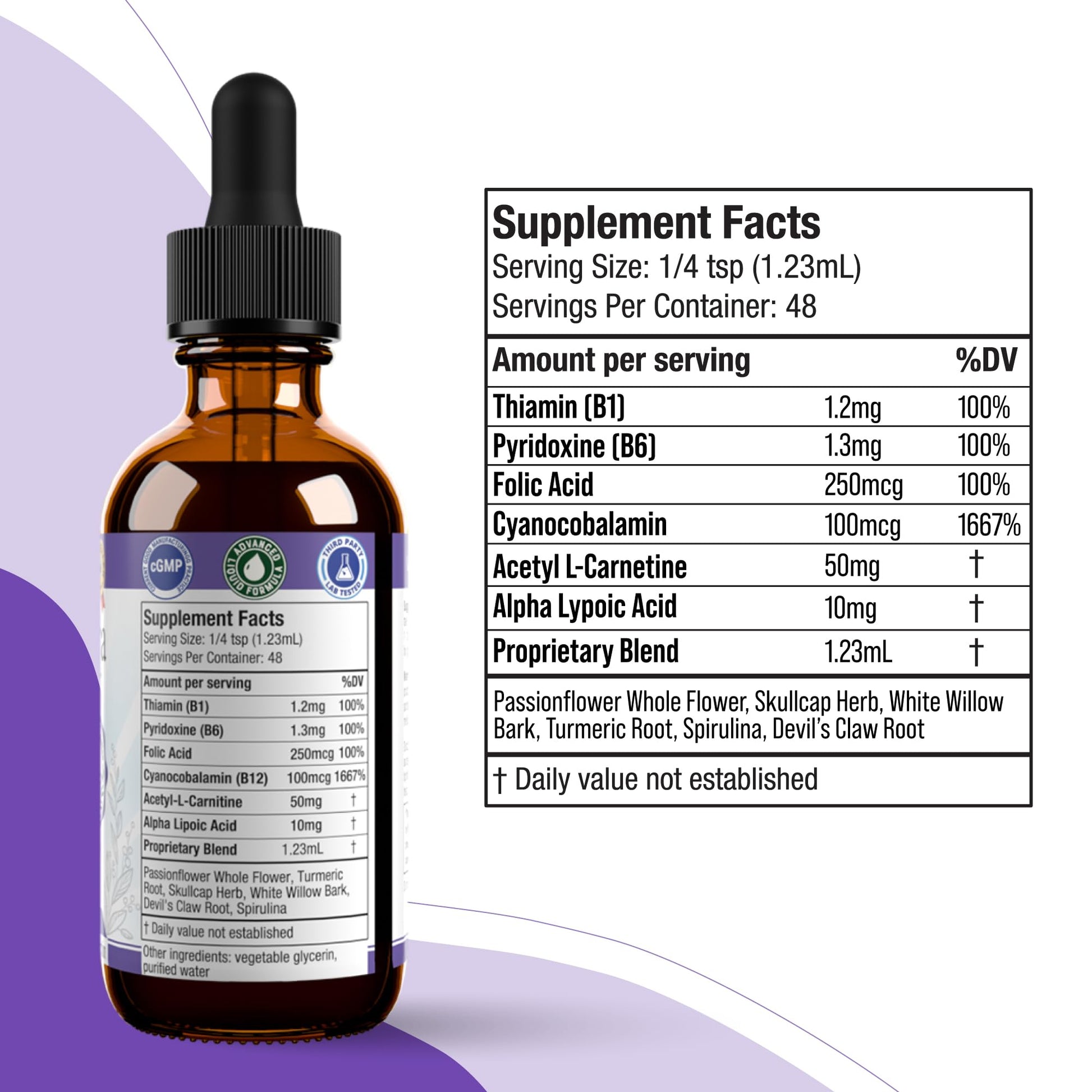 Nervestra - Nerve Health, with Alpha Lipoic Acid, to Bolster Nerve Health and Support Healthy Nerve Function - Alpha Lipoic Acid, Vitamin B6, White Willow Bark Turmeric Passionflower & More! Rejuvica Health Au supplements