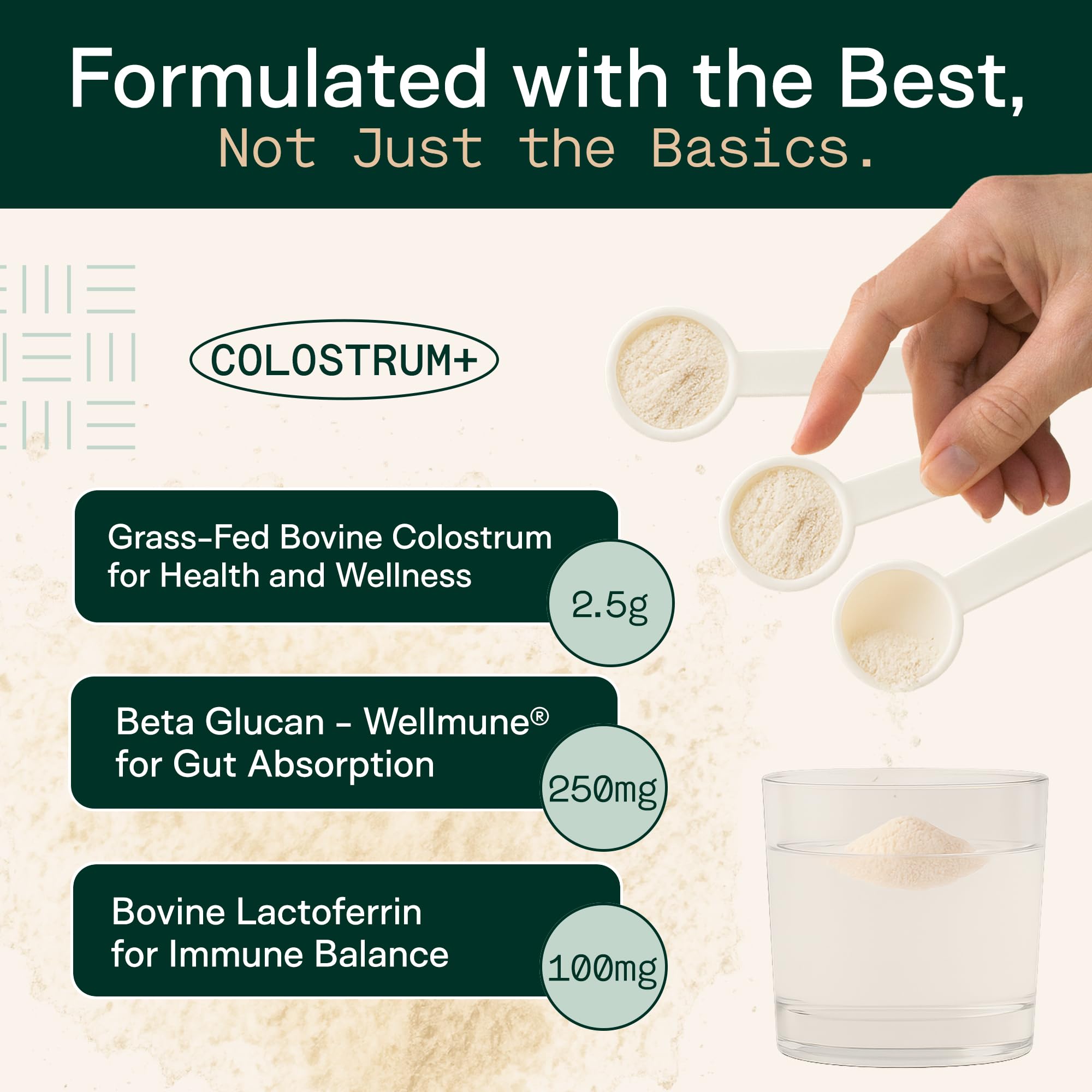 Adapt Naturals Colostrum Supplement with Lactoferrin & Beta-Glucan, Bio-Avail Grass Fed Bovine Colostrum Powder for Gut Health, Immune Support & Vitality | Non-GMO, 2500mg, Unflavored - 30 Days Supply ADAPT NATURALS BY CHRIS KRESSER Au supplements