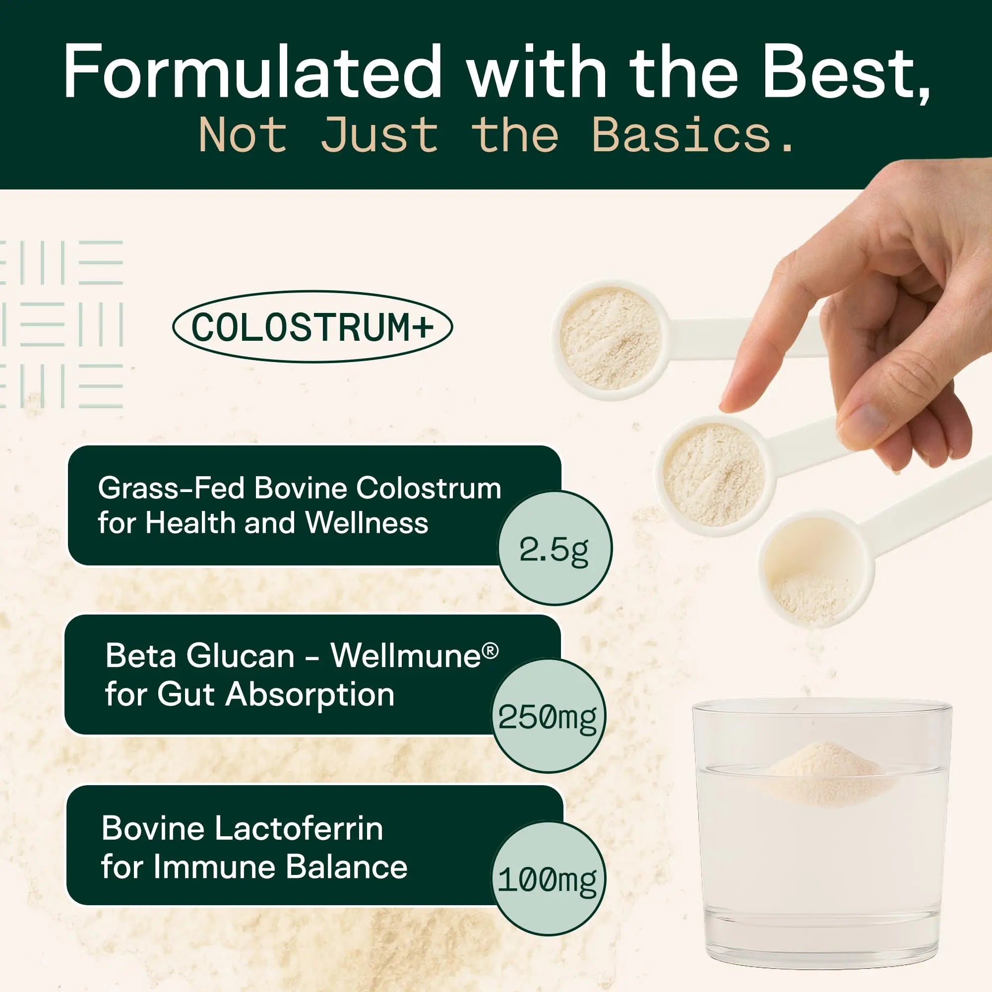 Adapt Naturals Colostrum Supplement with Lactoferrin & Beta-Glucan, Bio-Avail Grass Fed Bovine Colostrum Powder for Gut Health, Immune Support & Vitality | Non-GMO, 2500mg, Unflavored - 30 Days Supply ADAPT NATURALS BY CHRIS KRESSER Au supplements