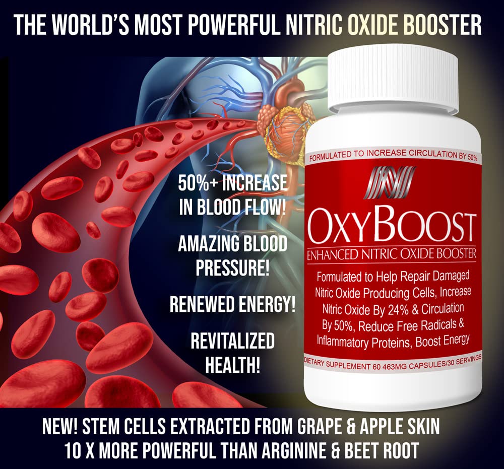 OxyBoost - Nitric Oxide Supplement (1 Bottle - 30 Servings) OxyNaturals Au supplements