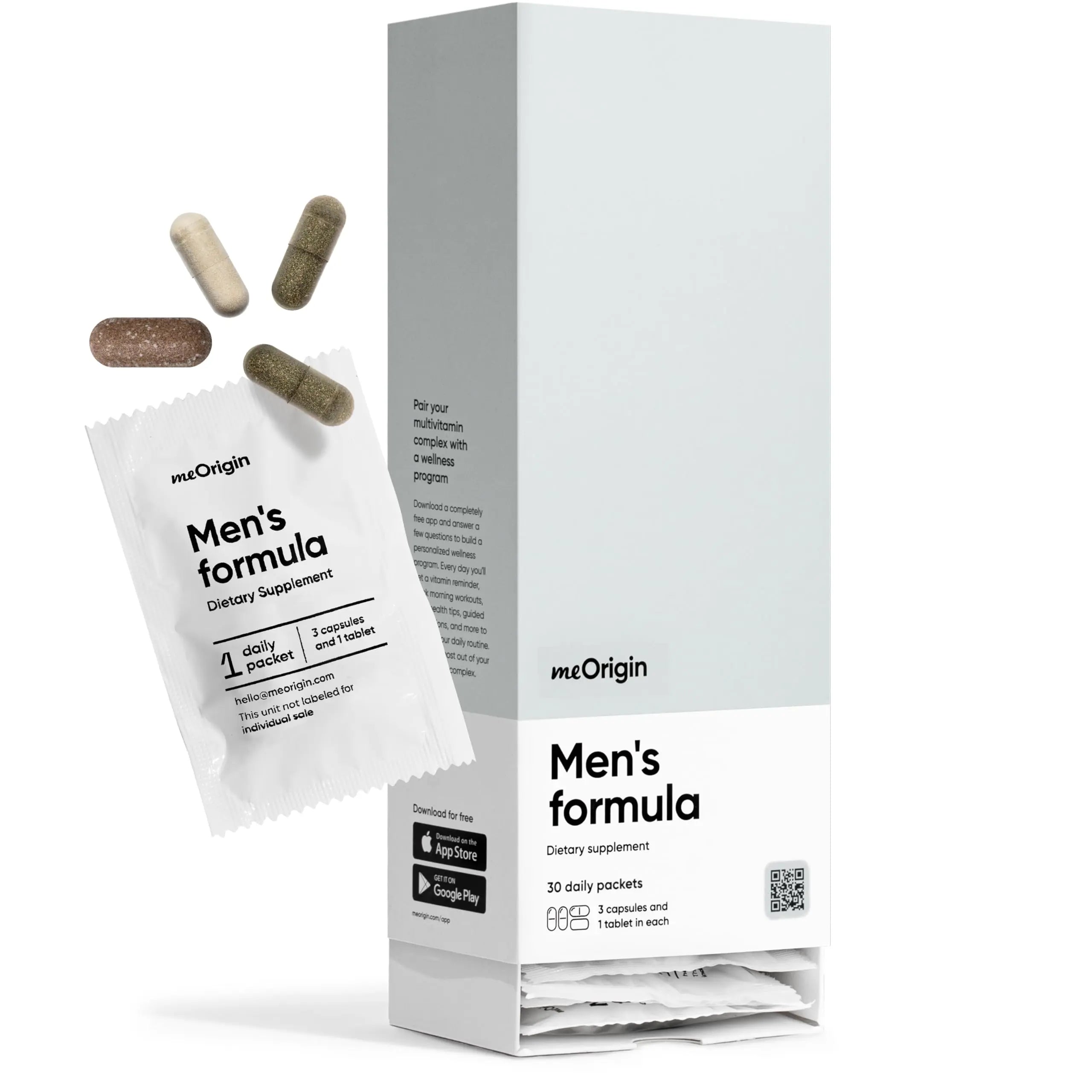 meOrigin Multivitamin for Men, All-in-One Supplement Complex with Zinc, Vitamin D, C, B12, Saw Palmetto, Biotin, Selenium meOrigin Au supplements