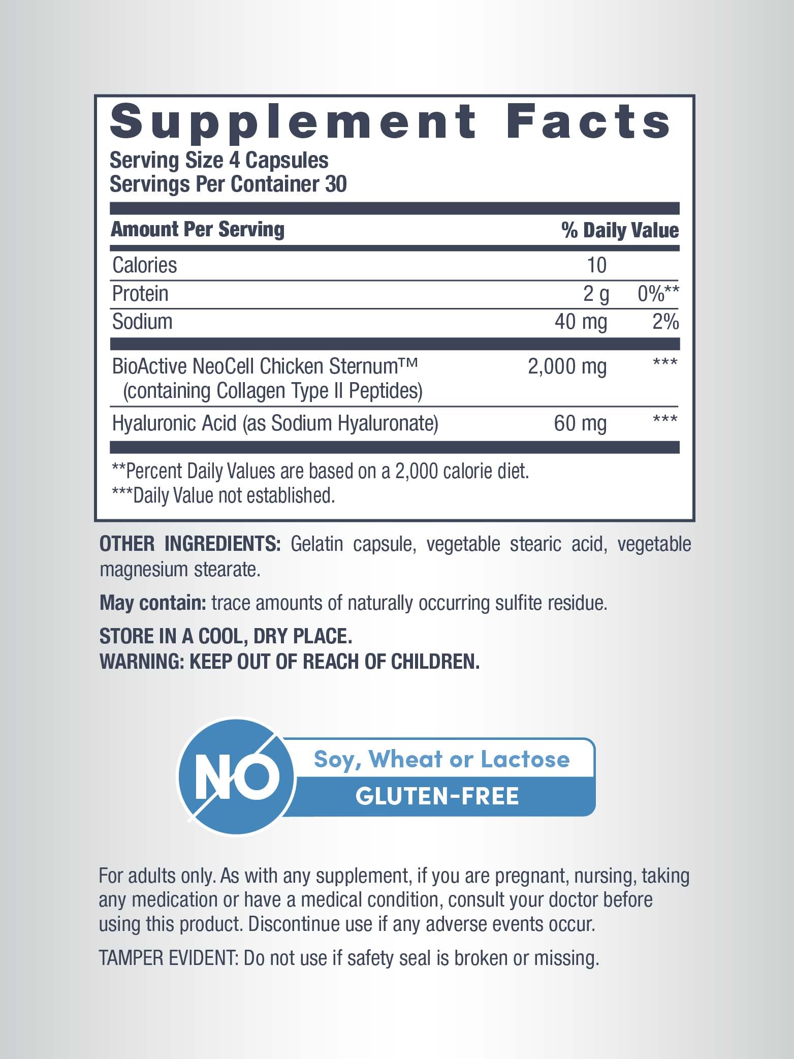NeoCell Joint Complex Supplement | 120 Capsules | Plus Hyaluronic Acid | Collagen Type II | Advanced Formula NeoCell Au supplements