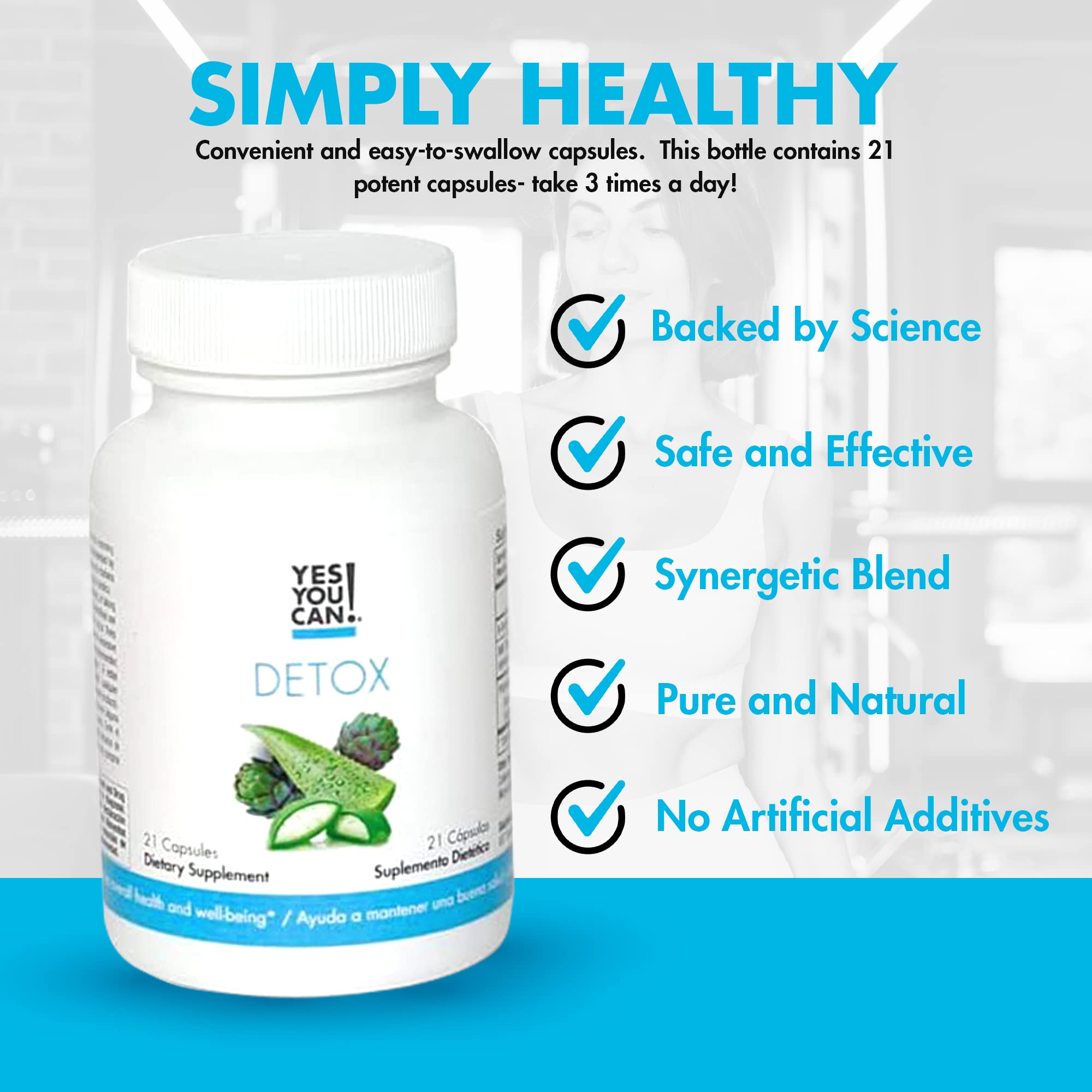 Yes You Can! Natural Detox Cleanse - Daily Cleanse Supplement for Men & Women Yes You Can! Au supplements