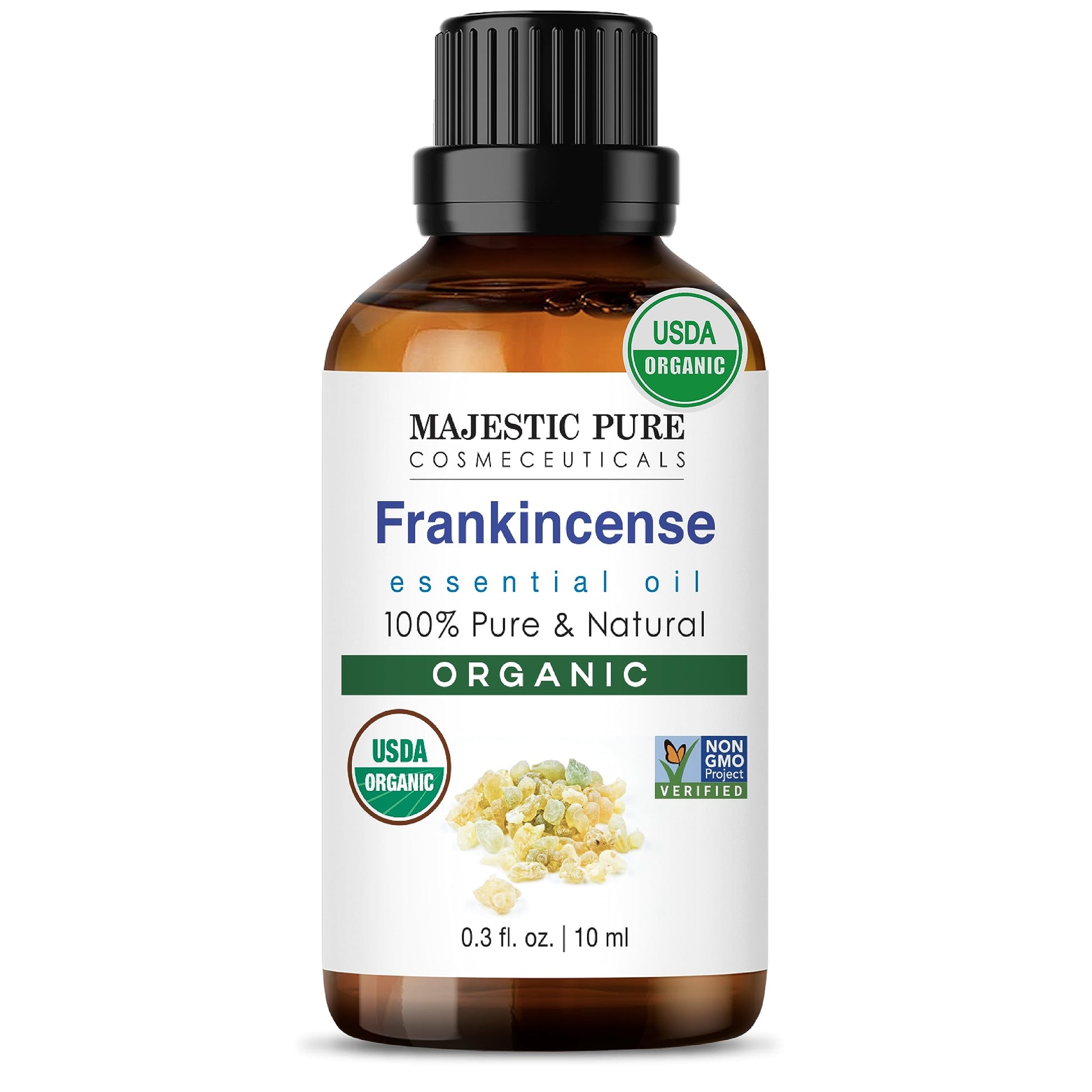 Majestic Pure USDA Organic Frankincense 0.33 fl oz MAJESTIC PURE Au supplements