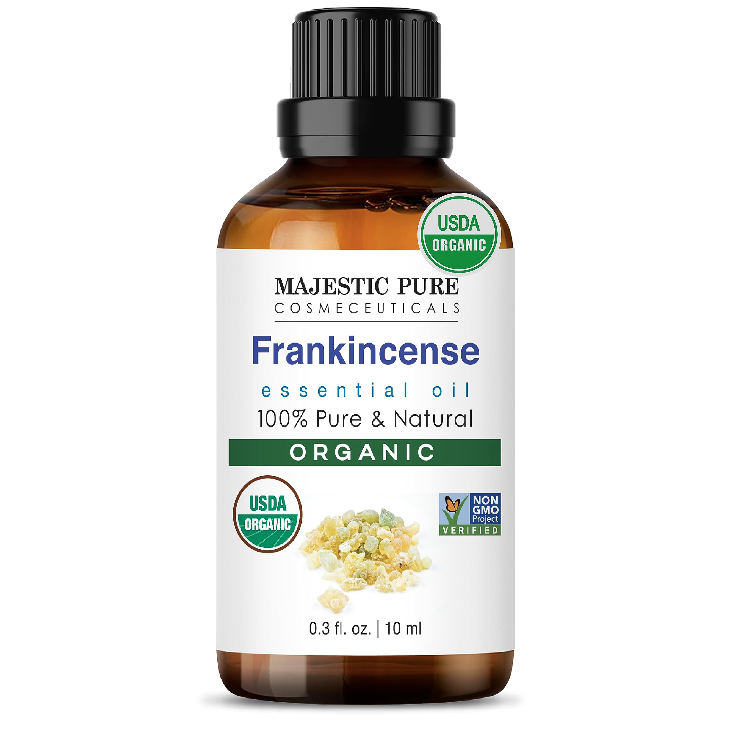 Majestic Pure USDA Organic Frankincense 0.33 fl oz MAJESTIC PURE Au supplements