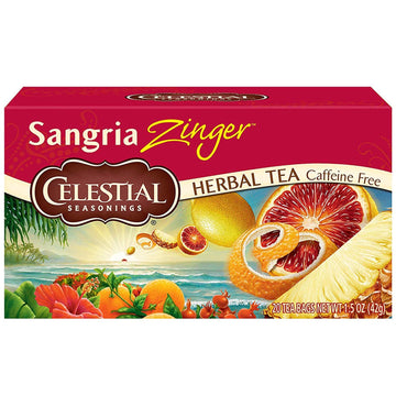 Celestial Seasonings Herbal Tea, Sangria Zinger, 20 Count (Pack of 6) Celestial Seasonings Au supplements