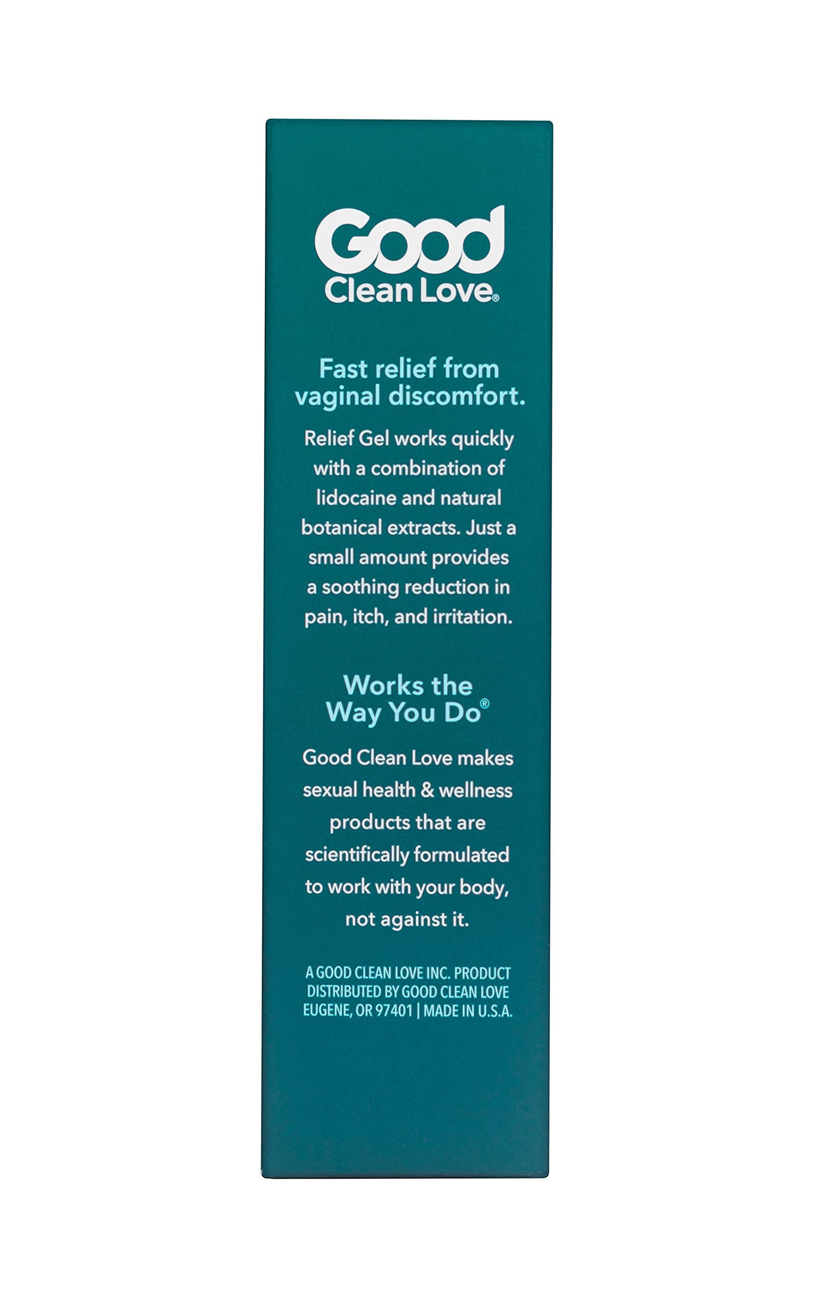 Good Clean Love Relief Gel Pain & Itch with Lidocaine 4%, Fast-Acting Relief from Pain, Itch, and Irritation Good Clean Love Au supplements