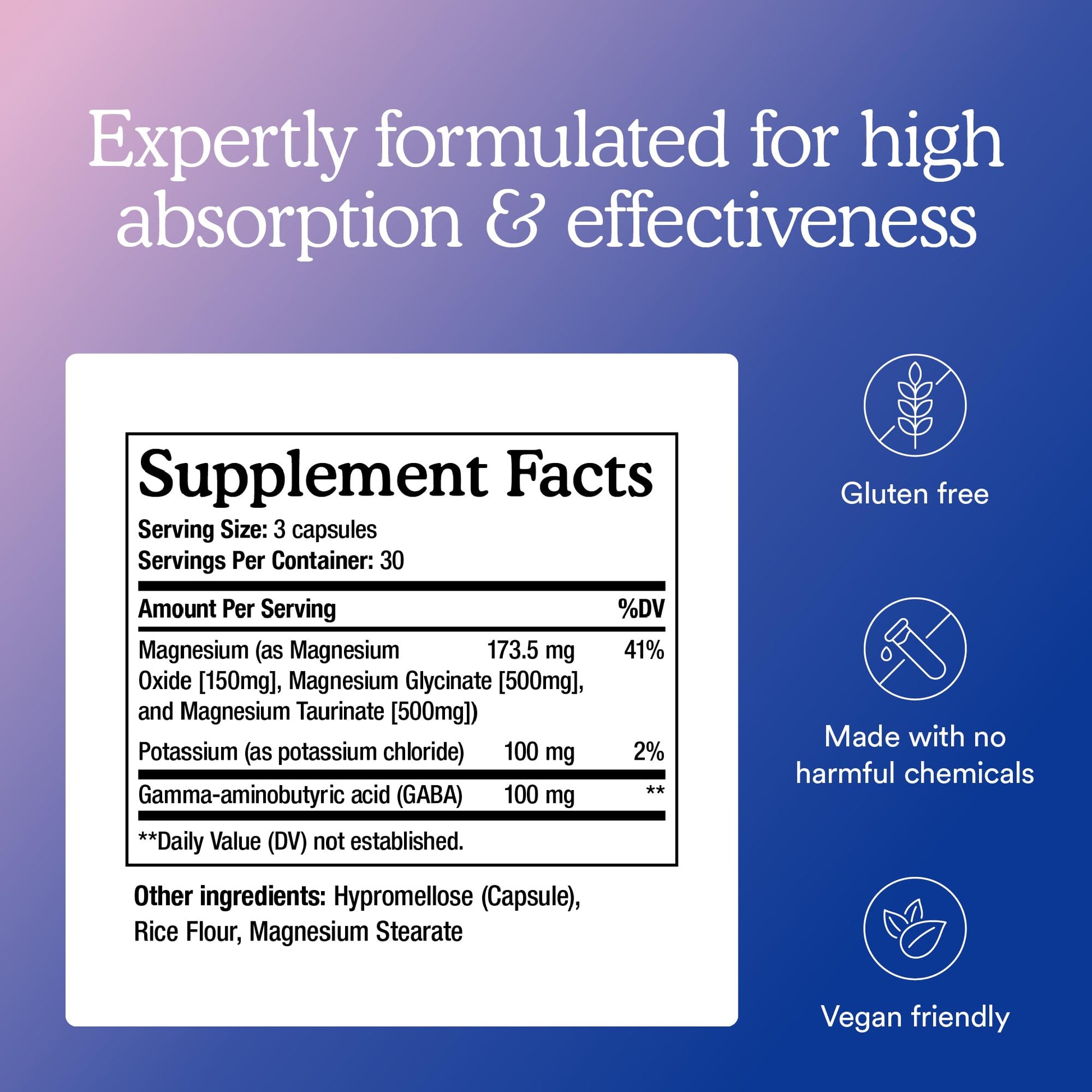 MitoQ Triple Magnesium Complex | Magnesium Glycinate, Taurinate, Oxide with GABA for Heart Health, Stress Management, & Deeper Sleep | High Absorption | 90 Capsules MitoQ Au supplements