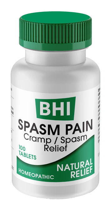 MediNatura BHI Spasm/Cramp Relief - Muscle Spasm Tablets for Full-Body Cramp Support - Menstrual Support - Non-Drowsy - Quick-Dissolve - Non-Addictive - Natural Ingredients - 100 Count MediNatura Au supplements