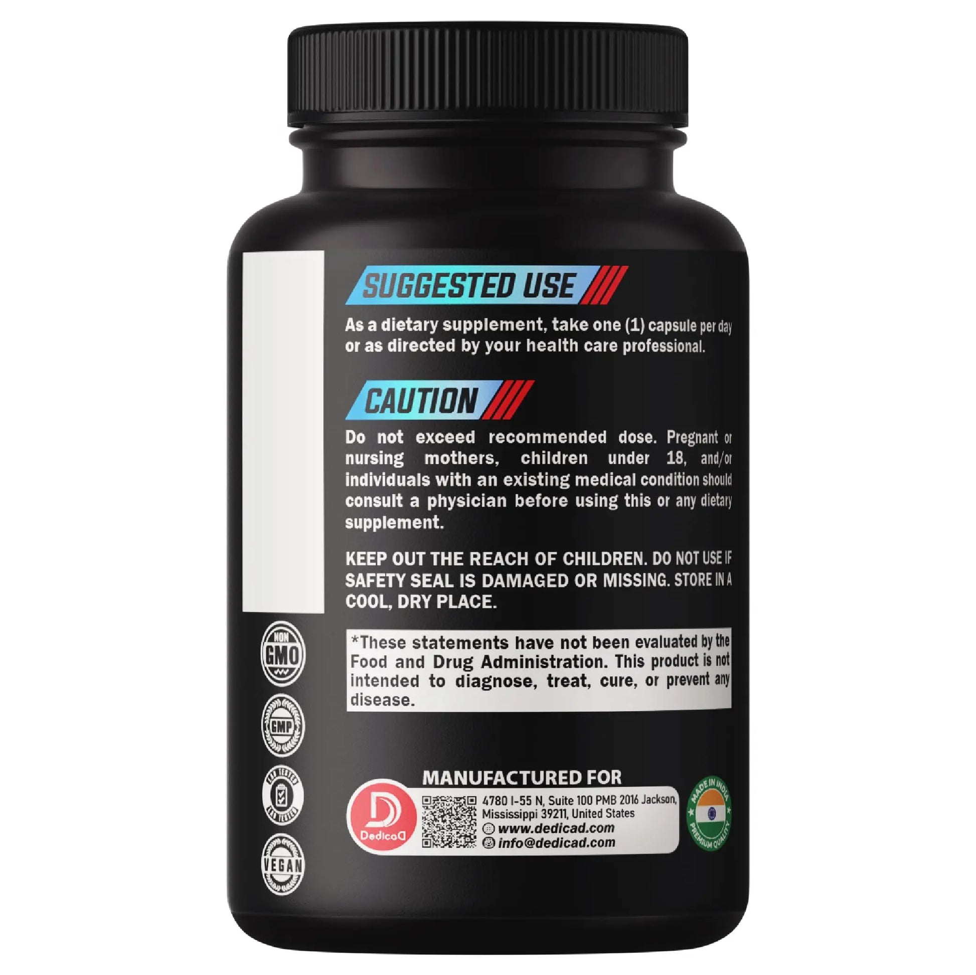 DEDICAD 20:1 Bilberry Extract Capsules - 5 Month Supply - Support Eyes, Vision & Heart Health - 10in1 Plus Grape Seed, Carrot, Elderberry, Eyebright & Others - 150 Counts DEDICAD Au supplements