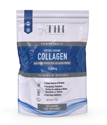 Hydrolysed Collagen Powder (Bovine) - High Protein Grass Fed Unflavoured Peptides The Intelligent Health Au supplements