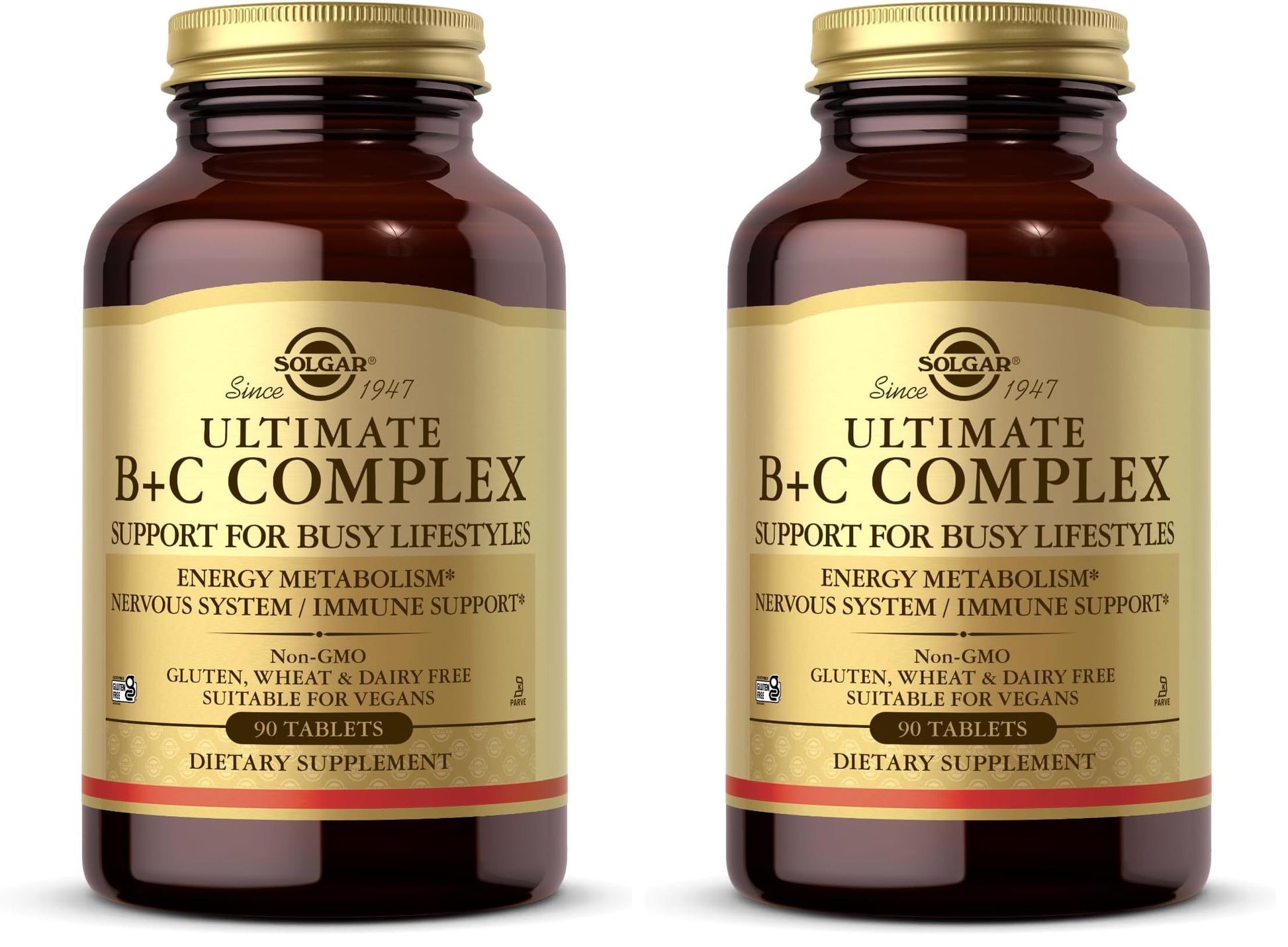 Solgar Ultimate B+C Complex Stress Formula 90 Tablets (Pack of 2) Solgar Au supplements
