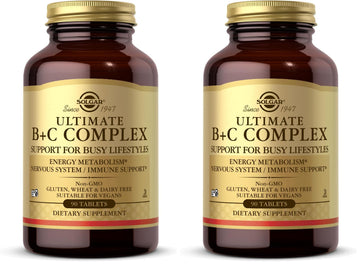 Solgar Ultimate B+C Complex Stress Formula 90 Tablets (Pack of 2) Solgar Au supplements