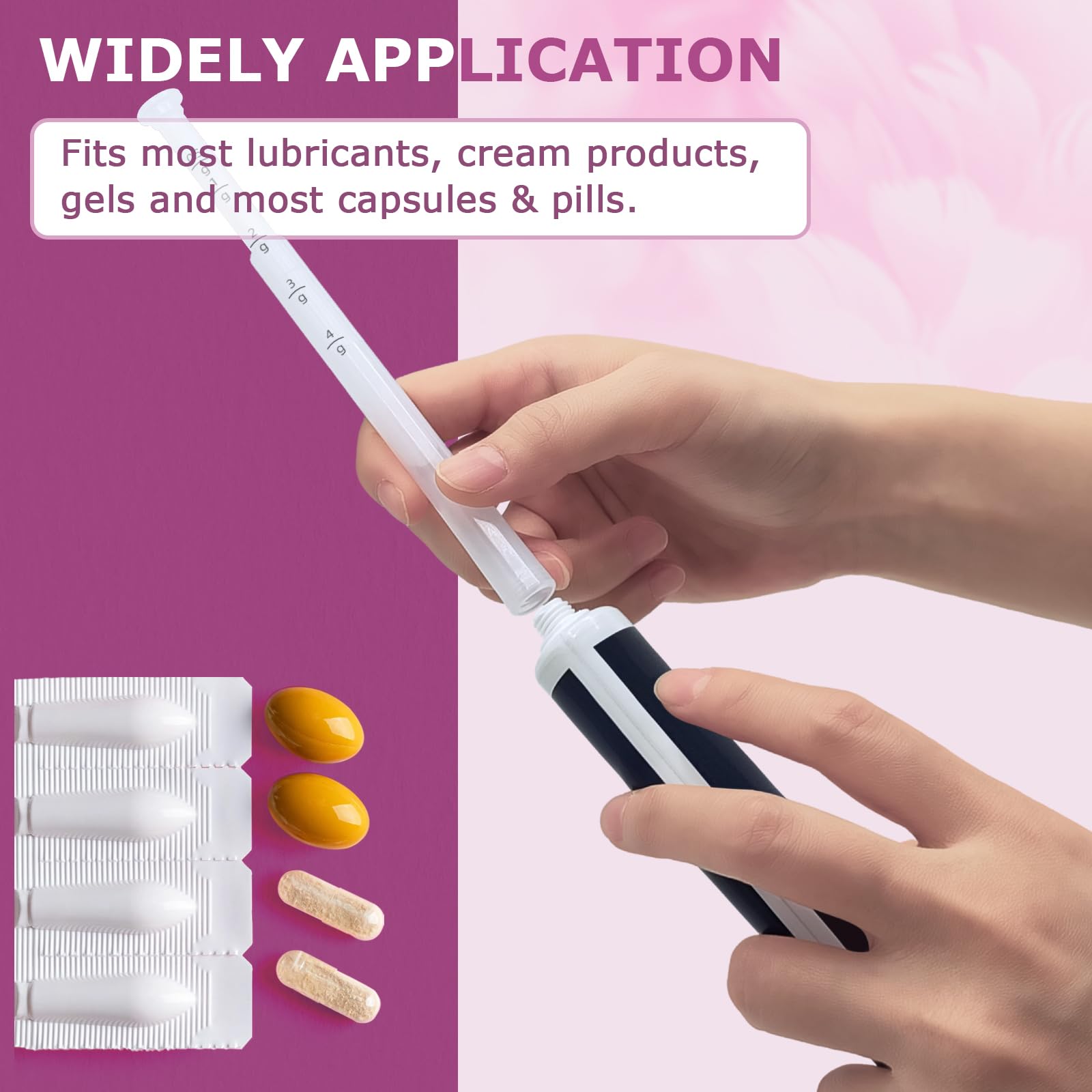 Nieteyrue Plastic Vaginial Cream Applicators (60 Packs) 2024 New Dosage Markings Individually Nieteyrue Au supplements