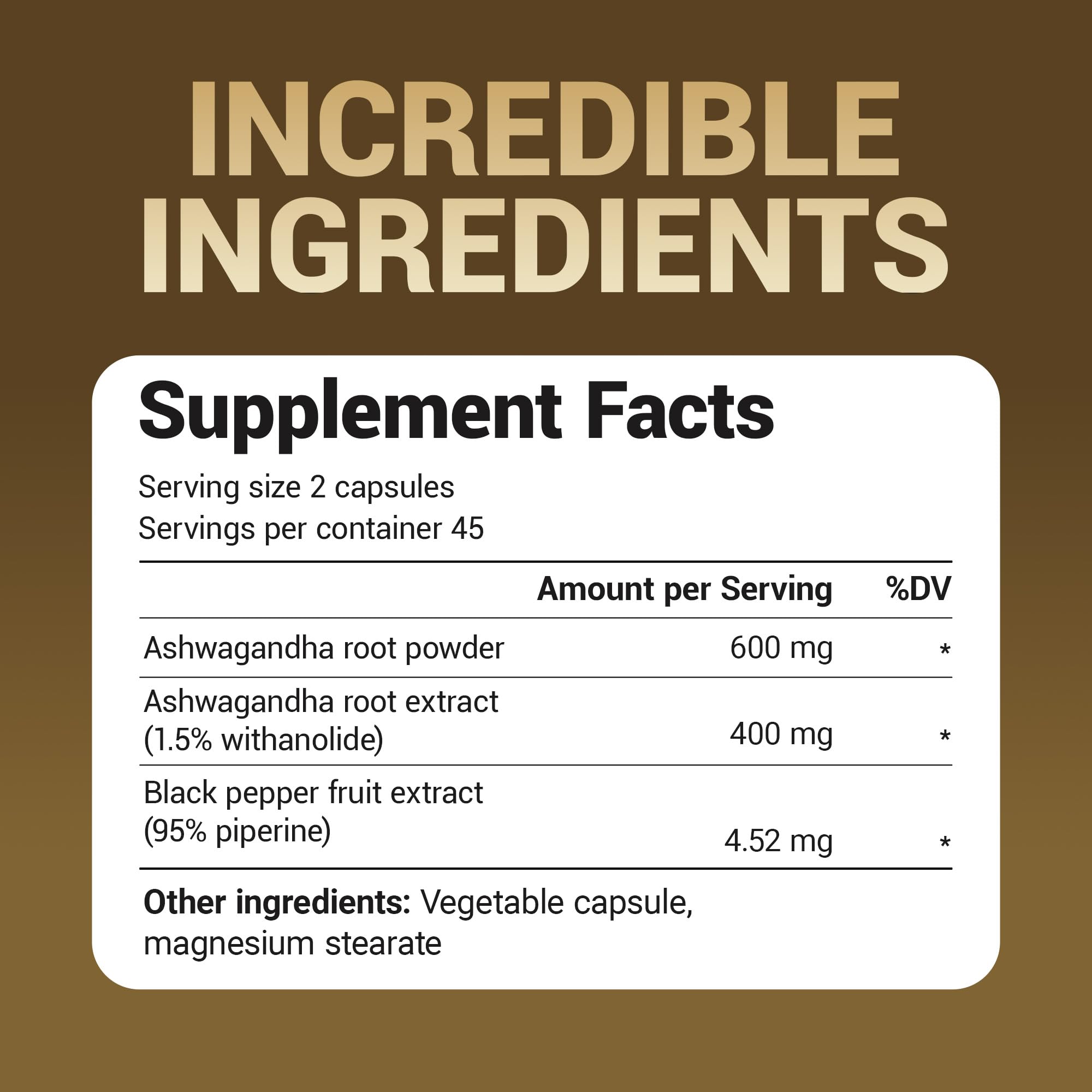 Dr. Berg Ashwagandha Capsules 1000mg - Includes Ashwagandha Root with Black Pepper from Bioperine - Ashwagandha Supplements 90 Capsules Dr. Berg Nutritionals Au supplements